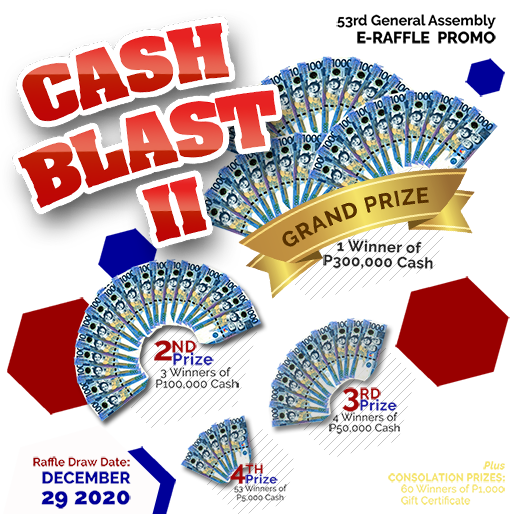 One day before CASH BLAST Raffle Draw!